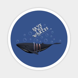 Save the Whales Sticker T-shirt Pillow Magnet